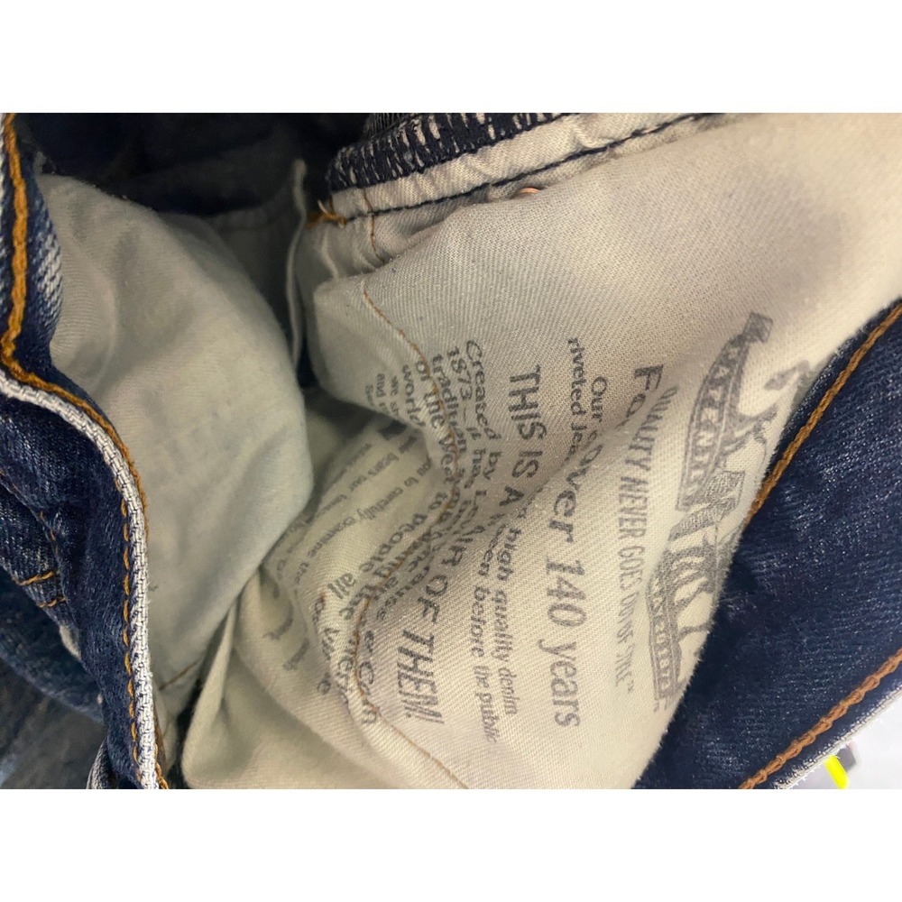 Levi's Jeans Mens 32x30 Blue Straight Leg Denim Classic‎ Faded Wash - Picture 12 of 12